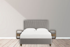 London - Nightstand - Beige Brown