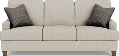 Moxy - Fabric Sofa, T-Shaped Seat Cushion, Straight Track Arms