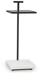Mannill - Accent Table - Black / White