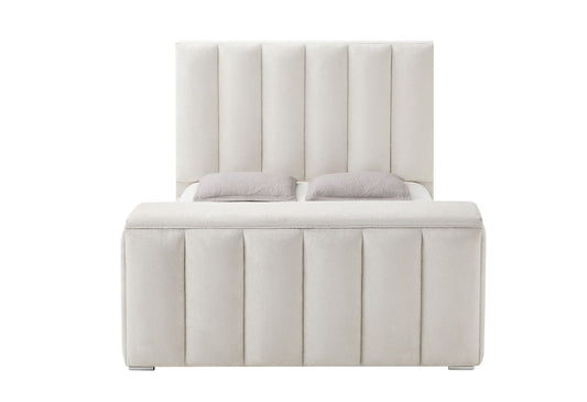 Serenity - 5 Piece King Bedroom Set - Natural / Cream