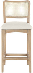 Atrium - Counter Stool With Brushed Natural Base (Set of 2)