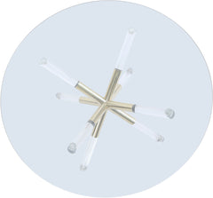 Mercury - Glass Dining Table - Pearl Silver