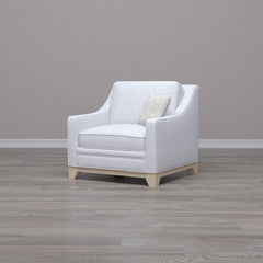 Lounge Chair With Casual Accent - Gray