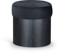 Nimes - Ottoman / Stool With Black Base