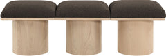 Pavilion - 3 Piece Modular Bench With Natural Base
