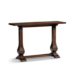 Whitmore - Trestle Console Table - Dark Brown