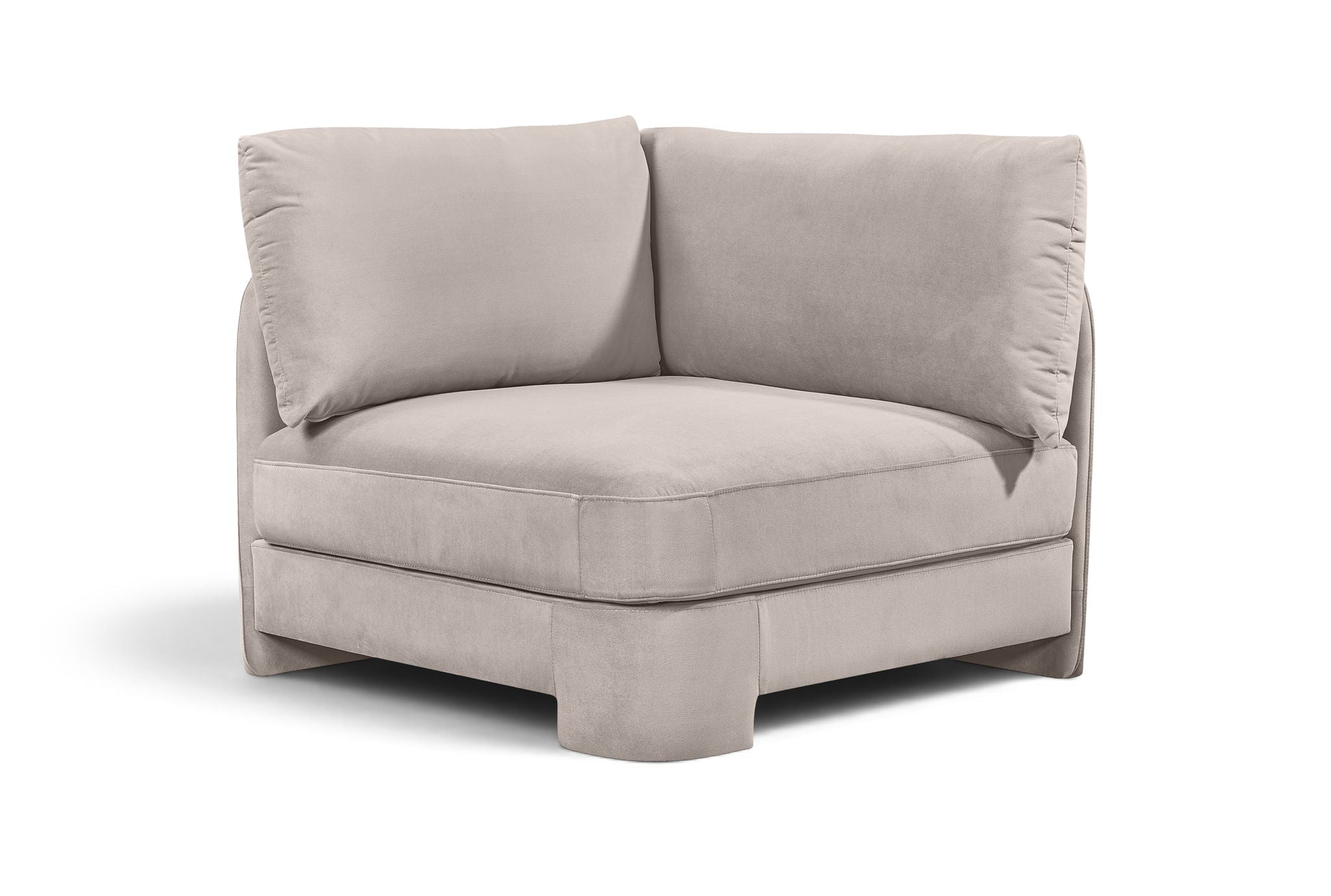 Hammond - Velvet Performance Fabric Upholstered Corner Chair