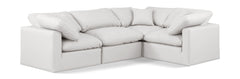 Indulge - Faux Leather 4 Piece Modular Corner Sectional