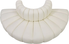 Arc - Faux Leather 4 Piece Modular Sofa