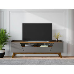 Marcus - TV Stand With 4 Shelves And Soft Close Doors