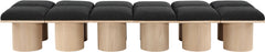 Pavilion - 12 Piece Modular Bench With Natural Base