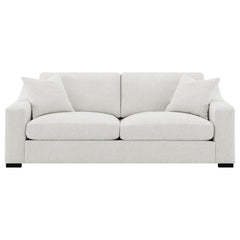 Ashlyn - Fabric Upholstered Track Arm Sofa - Sand
