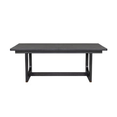 Waterfall - Rectangular Dining Table - Deep Ebony