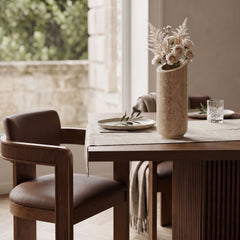 Lochlan - Travertine Vase