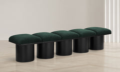 Pavilion - 5 Piece Modular Bench With Black Base