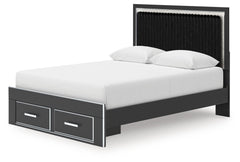 Zuraleus - Upholstered Panel Platform Storage Bed
