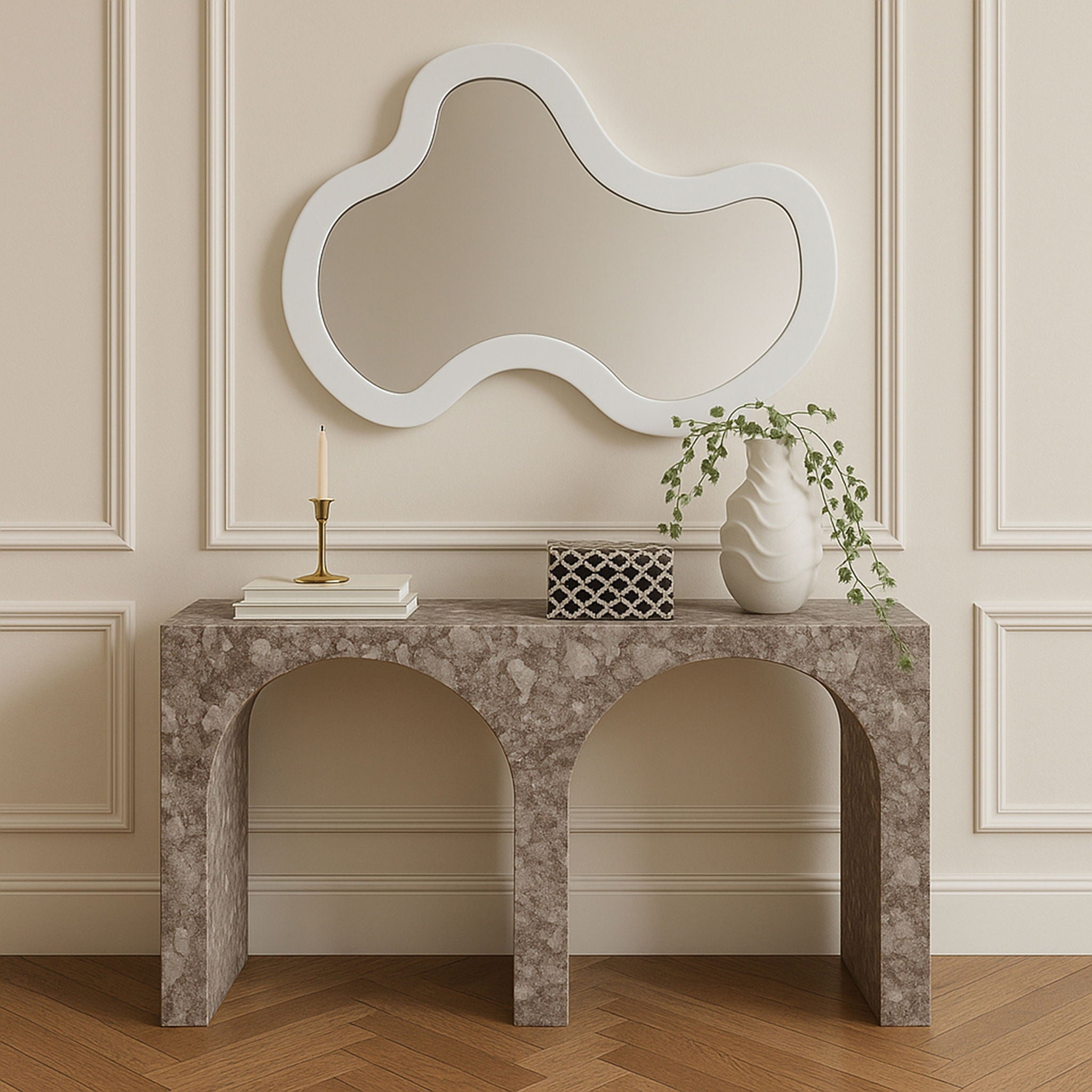 Oblique - Metal Frame Mirror