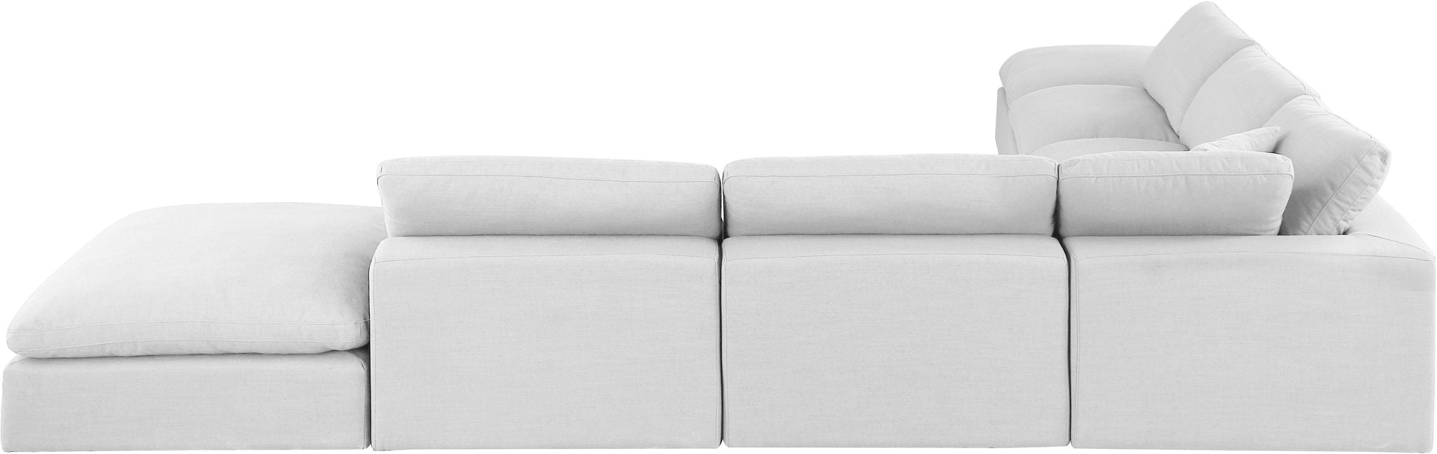 Comfy - 7 Piece Linen Modular Corner Sectional