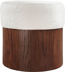 Nimes - Ottoman / Stool With Brown Base