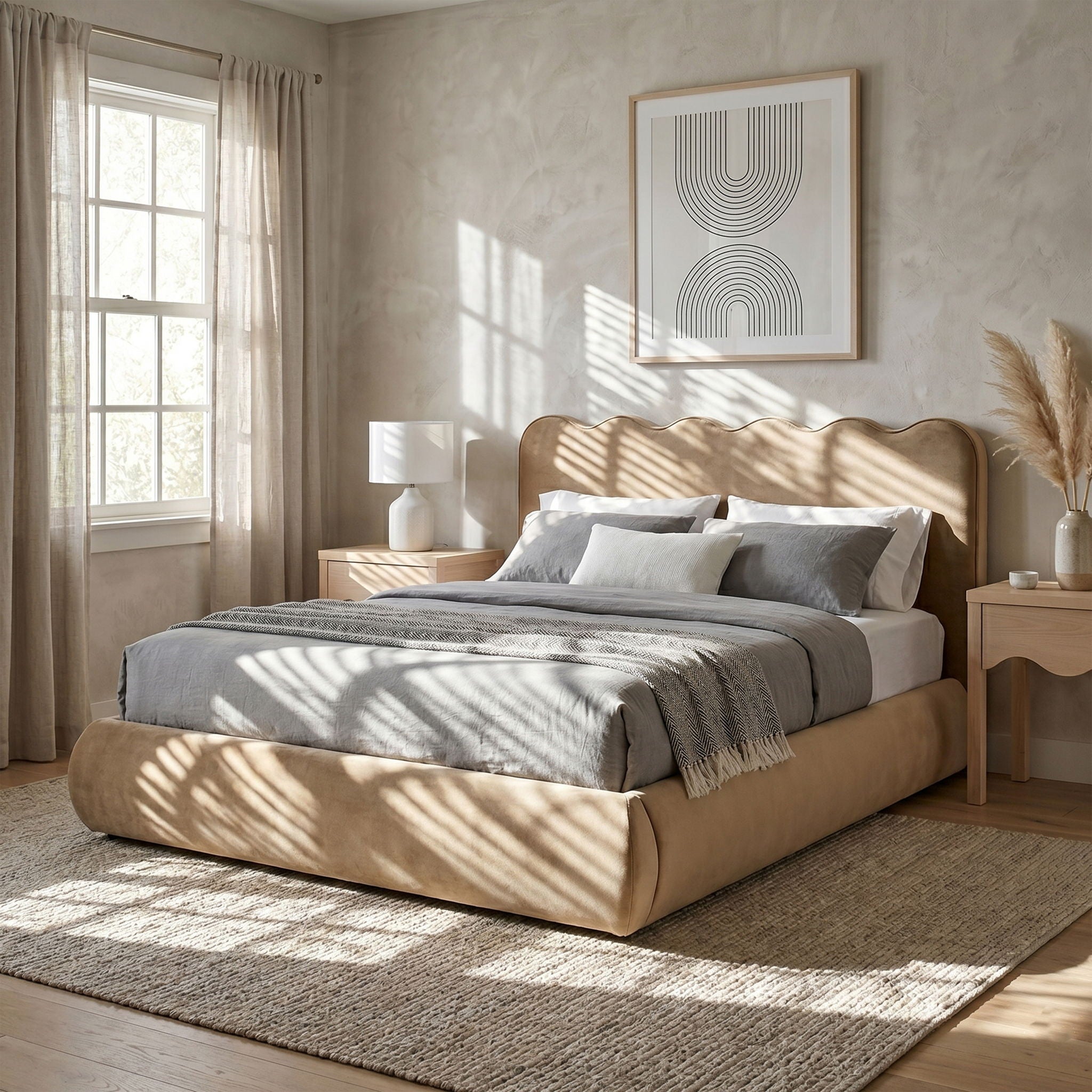 Tempo - Velvet Upholstered Bed
