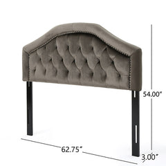 Kaarina - Contemporary Tufted Fabric Headboard