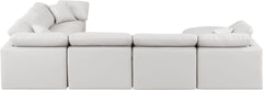 Indulge - Faux Leather 7 Piece Modular Sectional