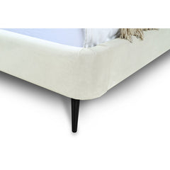 Heather - Modern Upholstered Velvet Bed