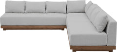 Solace - Olefin Performance Fabric 4 Piece Outdoor Patio Modular Sectional