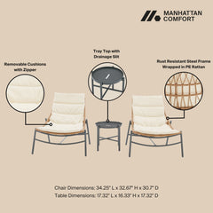 Sunset - 3 Piece Conversation Set