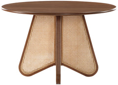 Butterfly - Solid Wood And Natural Cane Table
