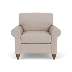 Moxy - Fabric Chair With Rolled Arms