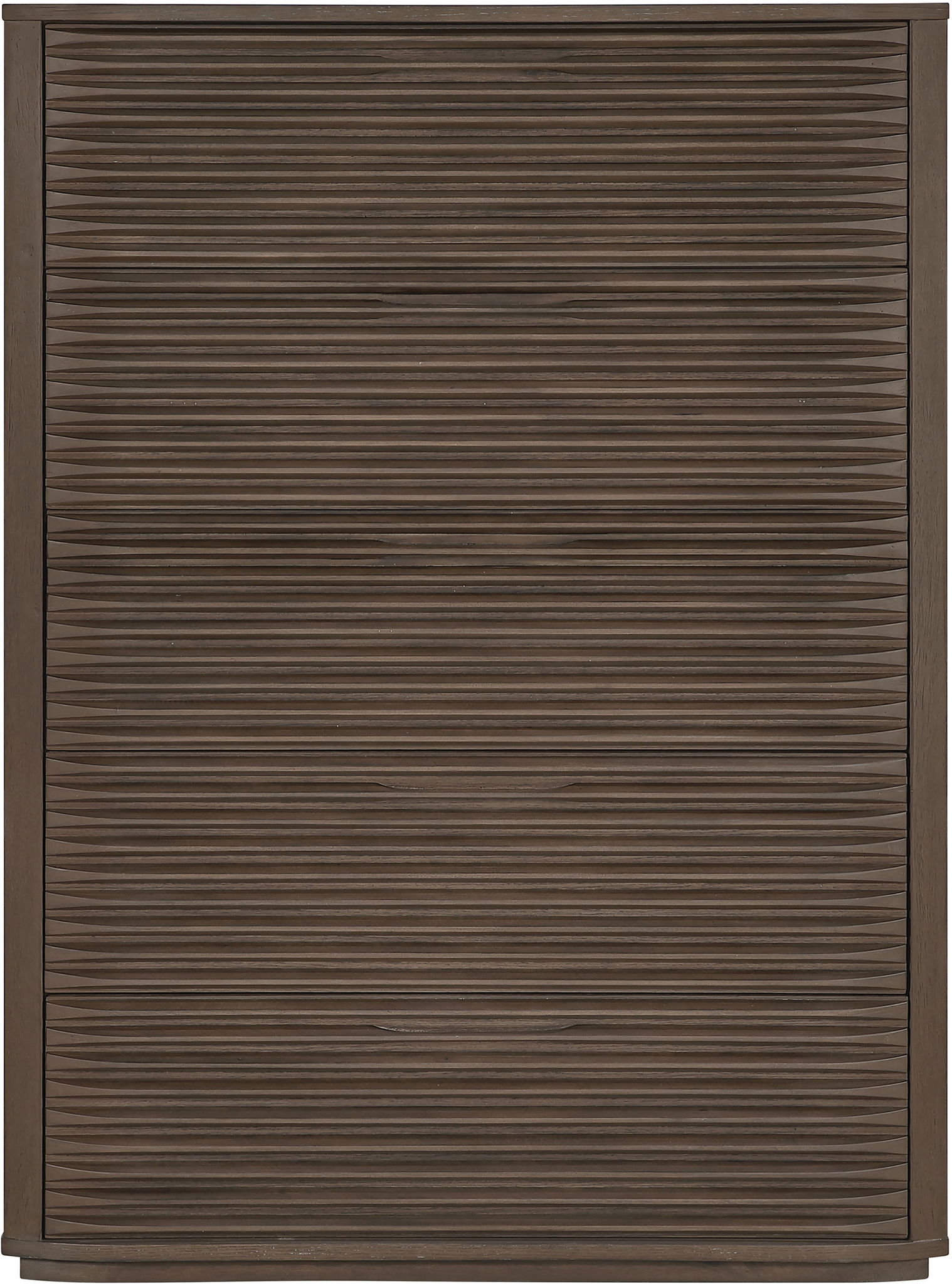 Morino - Oak Veneer And Solid Wood Chest - Brown