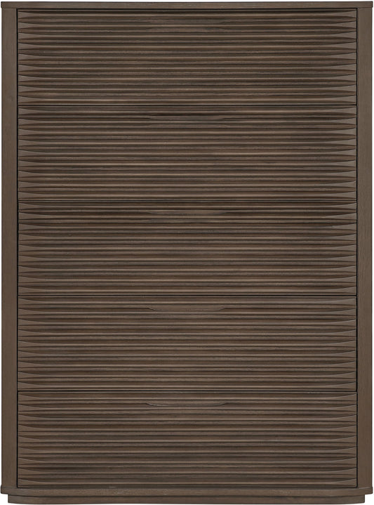Morino - Oak Veneer And Solid Wood Chest - Brown