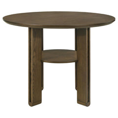 Ottowa - Round Counter Height Dining Table - Brown