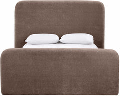 Fira - Chenille Fabric Upholstered Bed