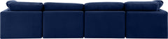 Indulge - Velvet 4 Seat Modular Sofa