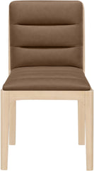 Ellis - Vegan Leather Upholstered Dining Chair (Set of 2) - Natural Base
