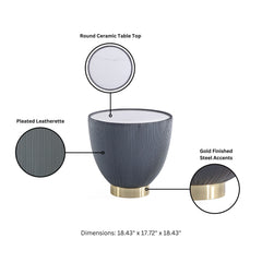 Anderson - Upholstered End Table