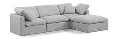 Indulge - Linen 4 Piece Modular Sectional With Chaise