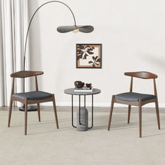 Dining Chairs With Ergonomic Backrest & Comfort Cushions (Set of 2)