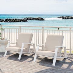 Outdoor Patio Lounge Chair (Set of 2)