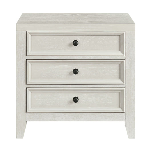 3 Drawer Nightstand With USB Charging Port