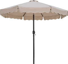Amalfi - Patio Umbrella - Light Brown Base / Black Pole
