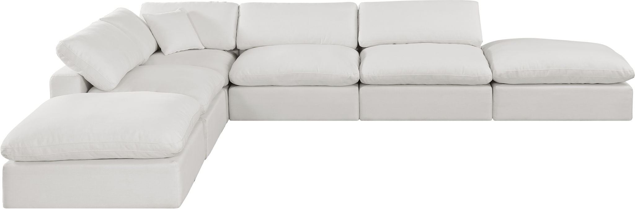 Comfy - 6 Piece Linen Modular Sectional