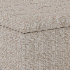 Harrison - Upholstered Coffee Table Storage Ottoman