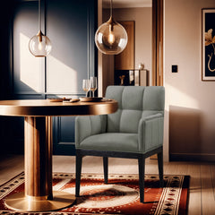 Adrian - Dining Arm Chair (Set of 2) - Black Legs