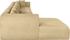Shaggy - 5 Piece Modular Sectional With Chaise