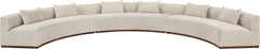 Avanti - Chenille Fabric Upholstered 3 Piece Modular Sectional