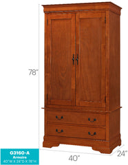 Elegant Traditional Armoire