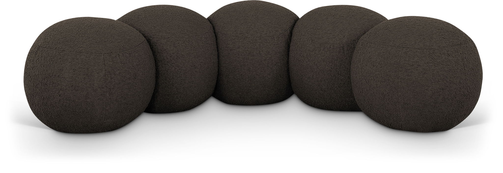 Apollo - Boucle Fabric Bench